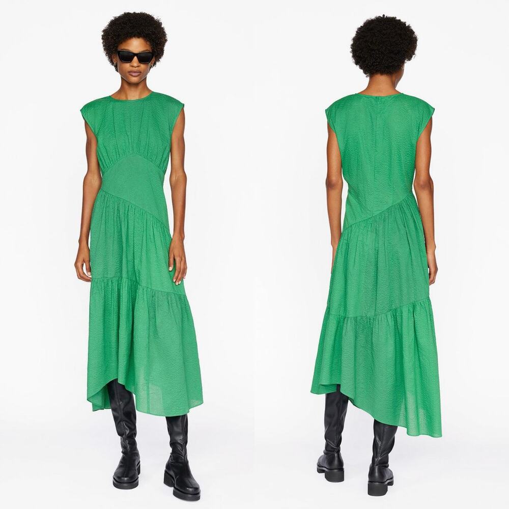 FRAME NWT Gathered Seam Dress